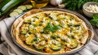 Тортила с тиквички по гръцки - лесна и вкусна вечеря за 15 минути