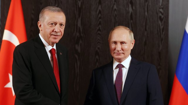 Турският президент Реджеп Тайип Ердоган смята, че Русия се стреми