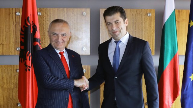Министър председателят Кирил Петков се срещна с президента на Албания