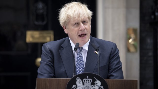 Британският министър-председател в оставка Борис Джонсън заяви, че е натъжен